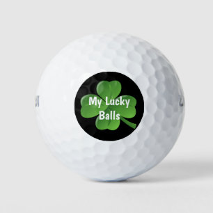 Grünes Kleeblatt-lustige Golf-Bälle St. Patricks Golfball