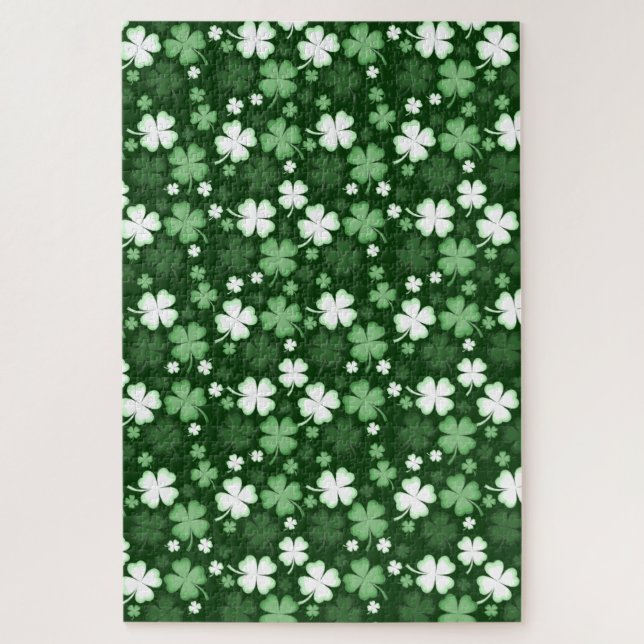 Grünes Kleeblatt, St. Patrick's Day (Vertikal)