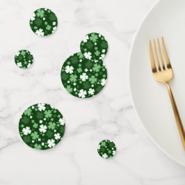 Grünes Kleeblatt, St. Patrick's Day Konfetti