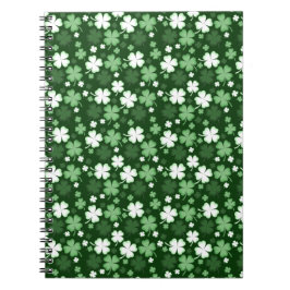 Grünes Kleeblatt, St. Patrick's Day Notizblock