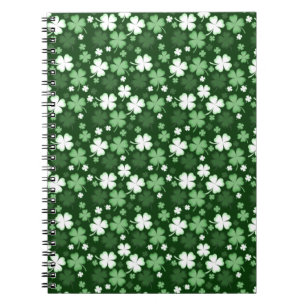 Grünes Kleeblatt, St. Patrick's Day Notizblock