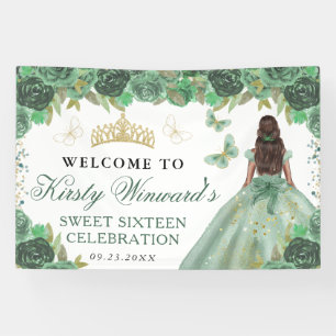 Grünes Kleid Dunkle Haut Prinzessin Floral Sweet 1 Banner