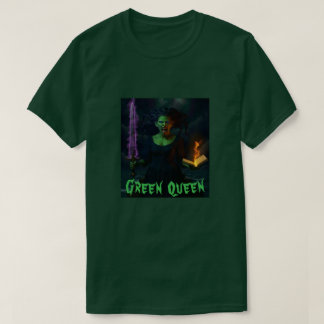 Grünes Königinnen-T-Shirt T-Shirt