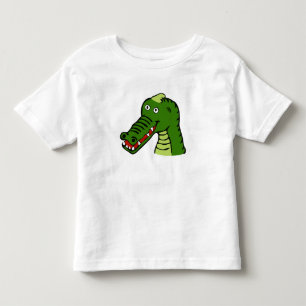 Grünes Krokodil - Kleinkind-Strickjacke Kleinkind T-shirt
