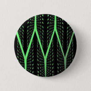 Grünes Lasermuster Button