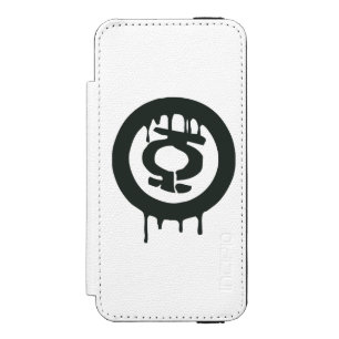 Grünes Laternen-Farben-Symbol Incipio Watson™ iPhone 5 Geldbörsen Hülle