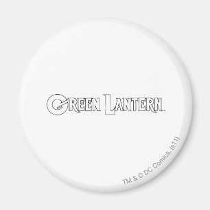 Grünes Laternen-Logo 10 Magnet