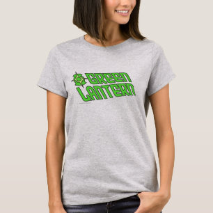 Grünes Laternen-Logo gekippt T-Shirt