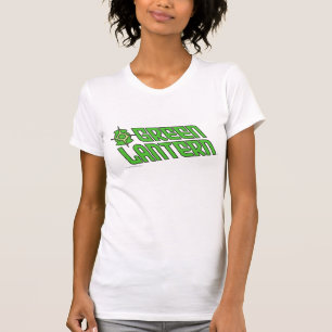 Grünes Laternen-Logo gekippt T-Shirt