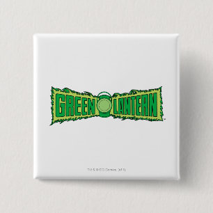 Grünes Laternen-Logo mit Laterne Button