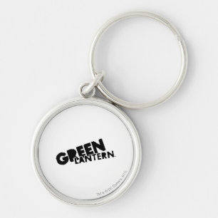 Grünes Laternen-Logo - Pixel Schlüsselanhänger