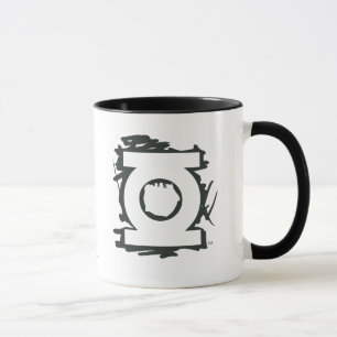 Grünes Laternen-Markierungs-Symbol Tasse