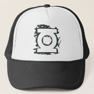 Grünes Laternen-Markierungs-Symbol Truckerkappe