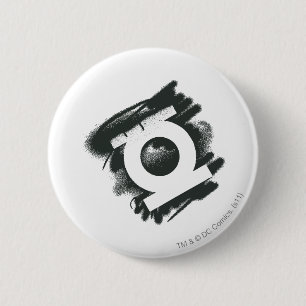 Grünes Laternen-Spray-Symbol Button