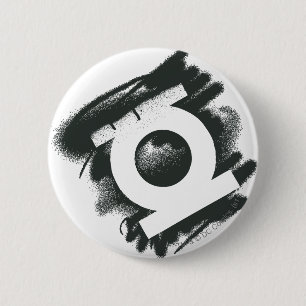 Grünes Laternen-Spray-Symbol Button