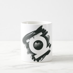 Grünes Laternen-Spray-Symbol Kaffeetasse