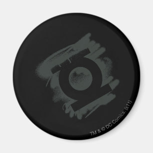 Grünes Laternen-Spray-Symbol Magnet