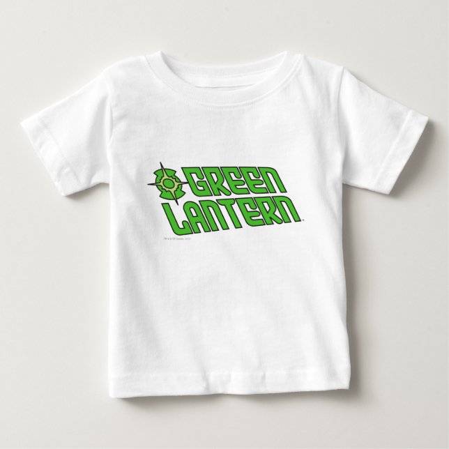 Grünes Laternenlogo Baby T-shirt (Vorderseite)
