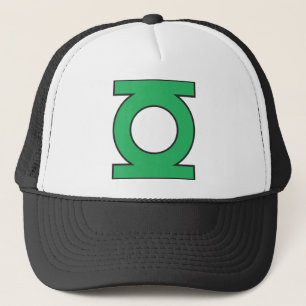 Grünes Laternensymbol Truckerkappe