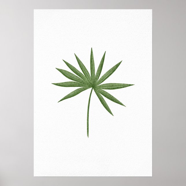 Grünes Leaf 2 Poster (Vorne)
