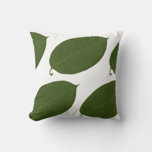 Grünes Leaf-Gitter-Illustration Muster-Throw-Kisse Kissen