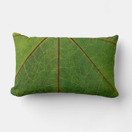 Grünes Leaf Lendenkissen