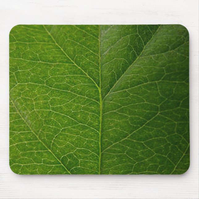 Grünes Leaf Mousepad (Vorne)