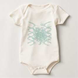 Grünes Licht in Weiß Baby T-shirt