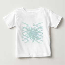 Grünes Licht in Weiß Baby T-shirt