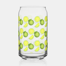 Grünes Limones Muster Dosenglas