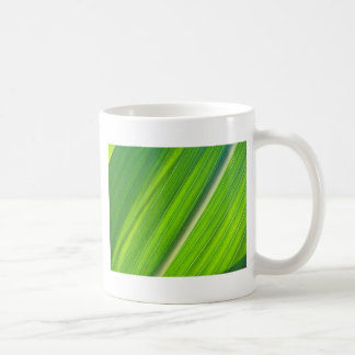 Grünes Maisblattdesign Kaffeetasse