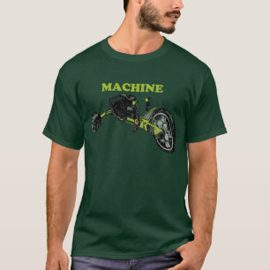 Grünes Maschinen-Grafik-T-Shirt T-Shirt