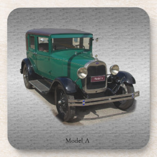Grünes Modell A Set mit 6 Untersetzer