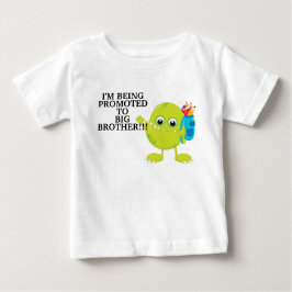 Grünes Monster für den Großen Bruder Baby T-shirt
