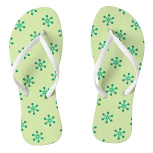 Grünes Motiv Muster Flip-Flops Flip Flops