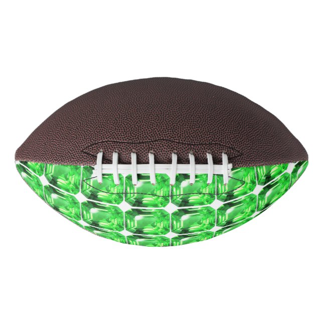 Grünes Muster Football (Vorderseite)