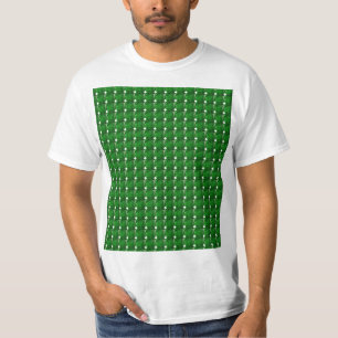 Grünes Muster T-Shirt