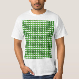 Grünes Muster T-Shirt