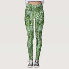 Grünes Nadellegieren Leggings