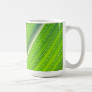Grünes natürliches Muster Kaffeetasse
