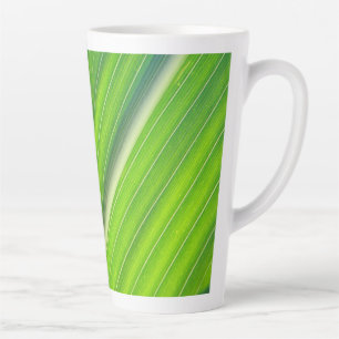 Grünes natürliches Muster Milchtasse