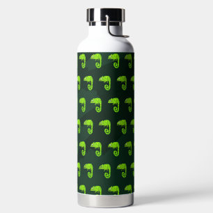 Grünes niedliches Chamäleon Trinkflasche