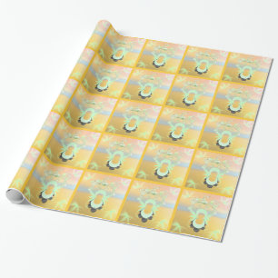 Grünes Papier für digitales Design Geschenkpapier