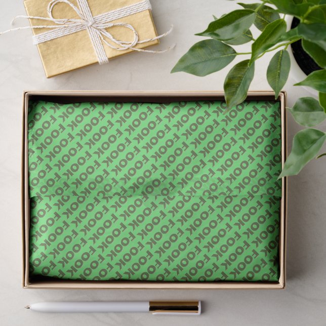 Grünes Papierpapier Seidenpapier (Geschenk)