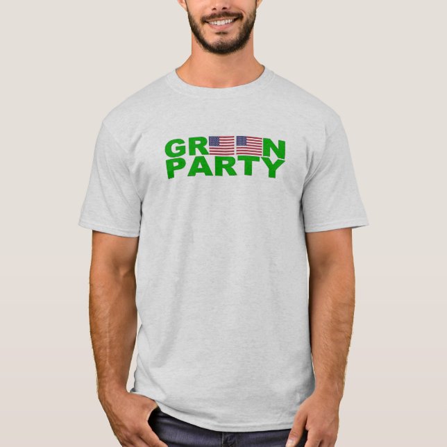 Grünes Party 2016 T-Shirt (Vorderseite)