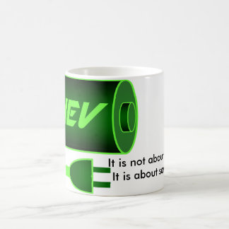 Grünes PHEV Kaffeetasse