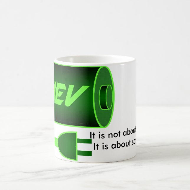 Grünes PHEV Kaffeetasse (Mittel)