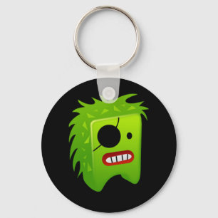 Grünes Piratenmonster keychain Schlüsselanhänger