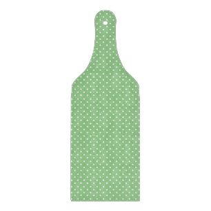 Grünes Polka-Punkt-Muster Schneidebrett