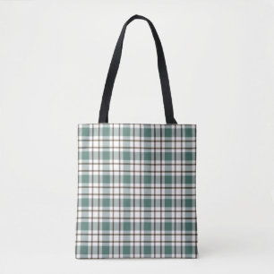 grünes Schachbrettmuster Tasche